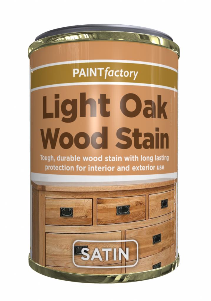 PAINT FACTORY Light Oak Wood Stain Satin Finish 300ml PAINT FACTORY Light Oak Wood Stain Satin Finish 300ml